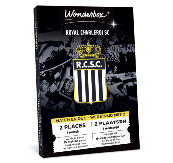 Coffret cadeau Royal Charleroi SC - Match en Duo | Wonderbox Connect Coffret cadeau Royal Charleroi SC - Match en Duo | Wonderbox Connect