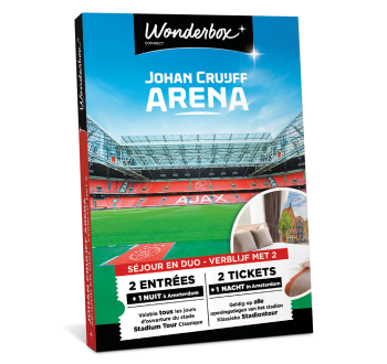 Coffret Cadeau Johan Cruijff Arena - Séjour & Visite en Duo | Wonderbox Connect Coffret Cadeau Johan Cruijff Arena - Séjour & Visite en Duo | Wonderbox Connect