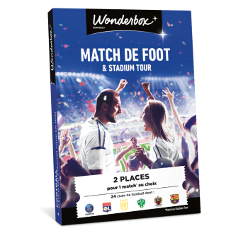 Coffret cadeau 100% Football – Match et Stadium Tour en Duo | Wonderbox Connect