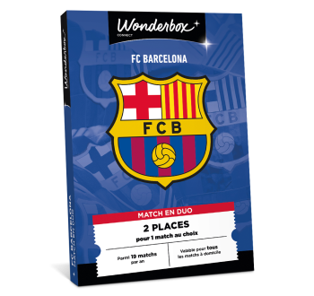 Coffret Cadeau FC Barcelone - Match en Duo | Wonderbox Connect Coffret Cadeau FC Barcelone - Match en Duo | Wonderbox Connect
