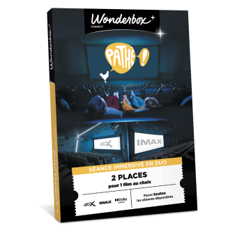 Coffret Cadeau Cinéma Pathé - 2 Places VIP pour 1 séance | Wonderbox Connect Coffret Cadeau Cinéma Pathé - 2 Places VIP pour 1 séance | Wonderbox Connect