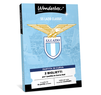 Cofanetto Regalo SS Lazio - Partita per due | Wonderbox Connect Cofanetto Regalo SS Lazio - Partita per due | Wonderbox Connect