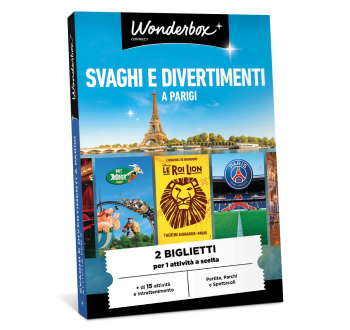 Cofanetto Regalo 100% Parigi Multiattività - Scopri la Città delle Luci | Wonderbox Connect Cofanetto Regalo 100% Parigi Multiattività - Scopri la Città delle Luci | Wonderbox Connect